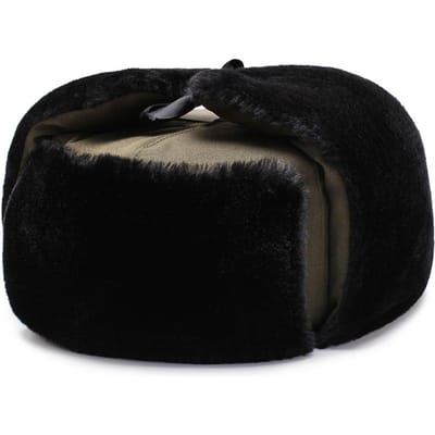 Chapeau Lei Feng Homme Hiver Protection des Oreilles Coupe-vent Froid Chapeau Nord-Est Épaissi Chaud Extérieur Cyclisme Chapeau en Coton one size black
