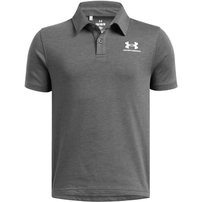 Under Armour Kinderpolo met korte mouwen en ‘Icon Regular’-model (Lichte Heide)