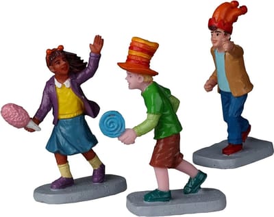 Lemax - Time For Fun!, Set Of 3 - Kersthuisjes & Kerstdorpen
