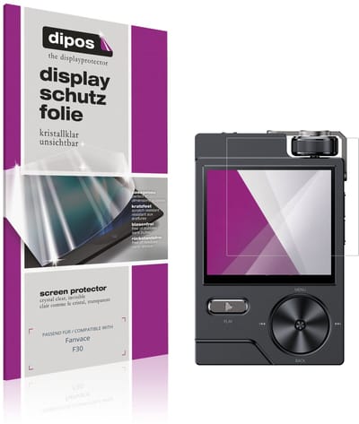 dipos – 4x Beschermfolie geschikt voor Fanvace F30 | Krasbestendige & heldere Screenprotector Ultra-Thin