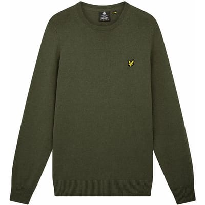 Merino katoenen trui met ronde hals Lyle & Scott