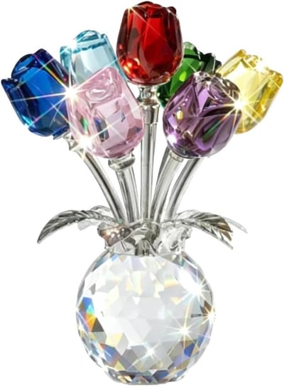Decoratieve Bloem - Kunstige Creatie - Ruimte Verfraaien - Tijdloze Elegantie - 8 x 8 x 8 cm - Uniek