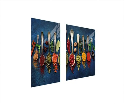 TMK ArtDeko Serie - Glazen Beschermplaat - 75x52 cm - Veilig - Stijlvol