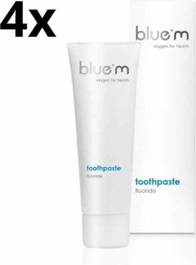 4x Bluem Tandpasta Perio Care Fluoride 75 ml - Voordeelverpakking