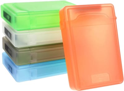 5 Stuks Hardeschijf Bescherming - Opbergdoos voor 3.5 Inch Harde Schijven, Veiligheidsoplossing en Accessoire voor Dataopslag