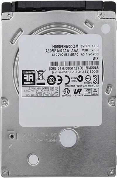 Interne Harde Schijf - Opslag voor Laptop - Extra Geheugen - Snelle Dataoverdracht - 500 GB - Zilver
