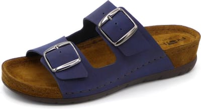Rohde 5856-56 Dames Slippers - Blauw - 38