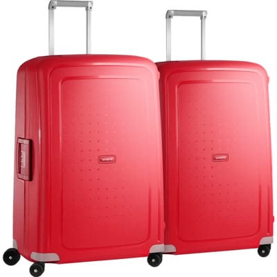 Samsonite S'Cure Spinner 75cm Duo Pack Crimson Red