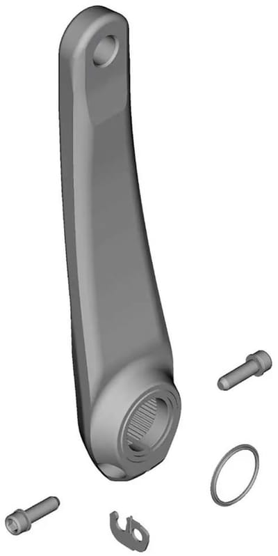 Shimano Fc-m8100 Deore Xt Linker Crank Zwart 175 mm