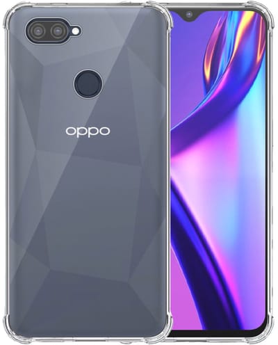 Smartphonica Telefoonhoesje Geschikt voor Oppo A11K / A12 / A5s / A7 Transparant Schokbestendig - Shockproof TPU SIliconen Backcover Case met Stootrand Doorzichtig geschikt voor Oppo A11K;Oppo A12;Oppo A5s;Oppo A7