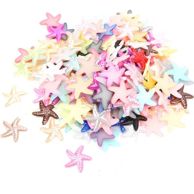 200 stuks Hars Bedel Zeester Vorm Imitatie Parel Sticker Mobiele Telefoon Decoratie Materiaal