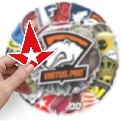 52 Stuks Spel Cs Go Sticker Gepersonaliseerd Coole Graffiti Waterdichte Sticker Speelgoed Motorfiets Laptop Skateboard Decoratieve Sticker gray