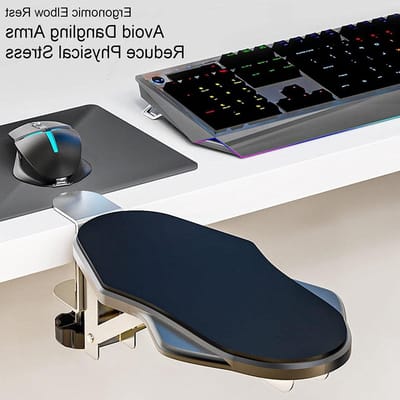 Ergonomische Armsteun voor Computer Bureau met Uitschuifbare Pad en Rotatiefunctie voor Thuis en Kantoor