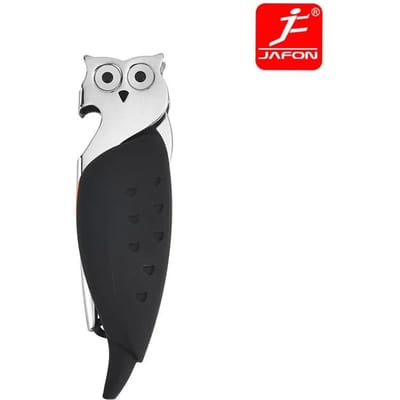 wl Wijnflesopener Kurkentrekker Huwelijksgeschenken en Barman Accessoires Oplaadbare Bat Vintageg Pulltaps zwart