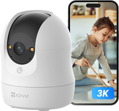 EZVIZ C6N G1 3K Beveiligingscamera Binnen - Mensdetectie - Kleuren Nachtzicht - Automatische Patrouillemodus - Tweeweg Audio - Fysieke Privacy