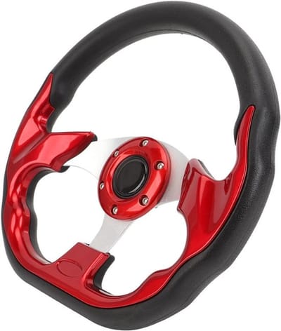 Sportstuur van 13 inch in Racing Style met Verbeterde Grip, PU Materiaal, Eenvoudige Installatie en Geschikt voor Diverse Auto's en Racewagens