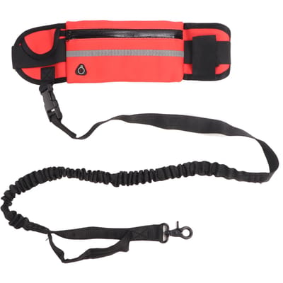 Honden Looplijn Riemtas Handsfree Reflecterend Elastisch Flexibel Taille Honden Looplijn voor rood