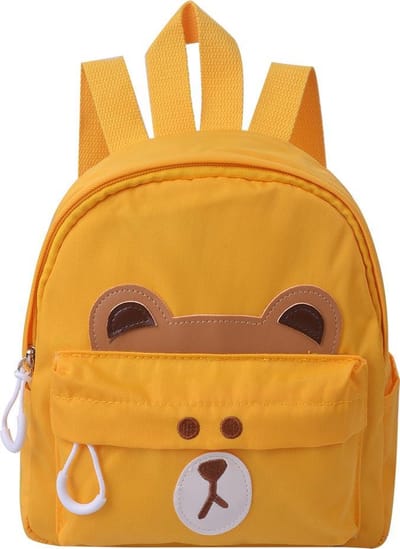 Melady Rugzak 21*9*23 cm Geel Polyester Beer Rugtas Travelbag schooltas - kleuter rugtas