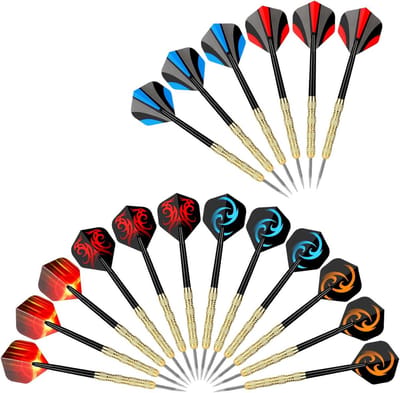 Professionele 14 g Stalen Dart Set met Metalen Punt en Motieven - Multifunctionele Dart Accessoires voor Beginners en Hobbyisten