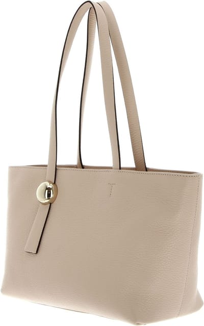 FURLA Leren Schoudertas Sfera Tote Bag Ballerina i Beige
