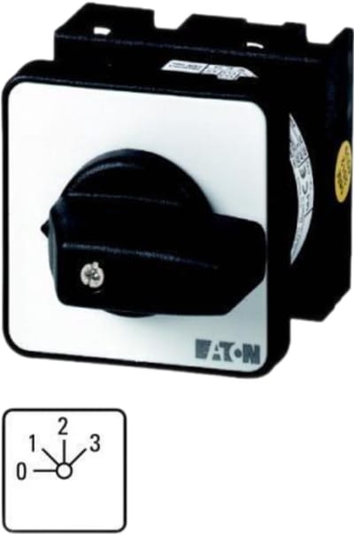 Eaton T0-2-171/E Trapschakelaar Met schild 20 690 V 1 x 45 ° Zwart 1 stuk(s) Piece
