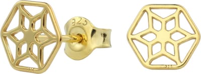 ARLIZI 1390 Oorbellen Filigree Oorstekers - Dames - Verguld - 8,5 mm