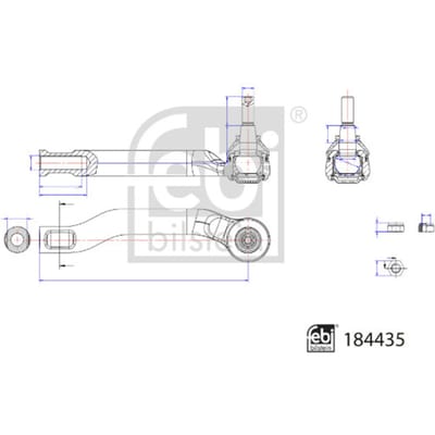 Spoorstangeind FEBI BILSTEIN 184435