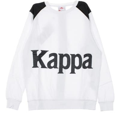 Bernel Band heren sweatshirt met ronde hals, wit/zwart