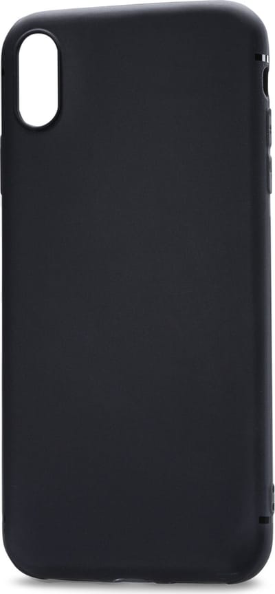 Xccess Hoesje geschikt voor Apple iPhone XS Max Telefoonhoesje Flexibel TPU Extra Dun | Xccess Invisible Thin Backcover | iPhone XS Max Case | Back Cover - Zwart