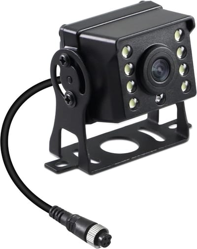 Achteruitrijcamera - Parkeercamera - Veilig Parkeren - 8 LED Nachtzicht - 110 Graden - Zwart