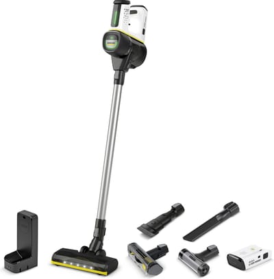 Kärcher VC 7 Signature Line Steelstofzuiger - Draadloze stofzuiger - Extra lithium-ion accu - Looptijd acculading 60 min. - 78 dB(A) - HEPA - Extra accessoires