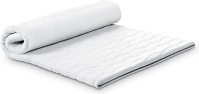Topper 130x200 - medium hardheid topmatras - circa 6-7 cm - Koudschuim en Traagschuim mix - afritsbaar - wasbaar - orthopedisch - hypoallergeen topdek matras - CertiPUR® en Okoetex gecertificeerd