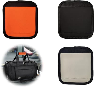 Set van 3 Neopreen Handgrepen voor Koffers, Comfortabele Grip Pads voor Reisbagage, Geschikt voor Strollers en Rollators