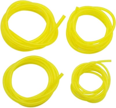 4 Stuks Brandstofslang Set voor Kettingzaag, Grasmaaier en Blazer - PVC Brandstofslang voor Benzine en Diesel, Flexibele Brandstofleiding