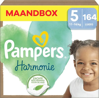 Pampers - Harmonie - Maat 5 - Maandbox - 164 stuks - 11/16 KG