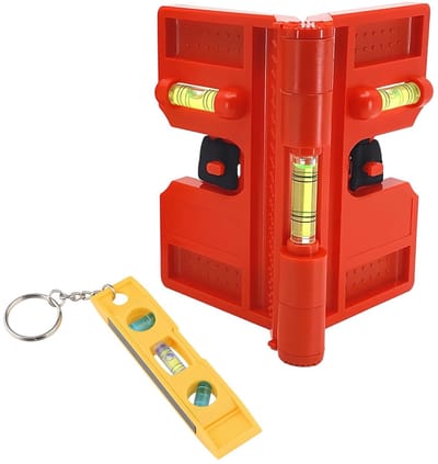 Dailygoods- Waterpas Magnetisch - Verstelbaar 270° - Mini Waterpas - Precisie Meting - Duurzaam ABS - Geschikt voor Constructie - Spirit Level