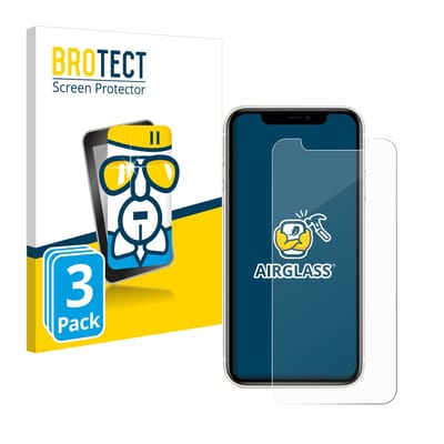 Screenprotector 3 Stuks voor Apple iPhone 11 Beschermglas transparant