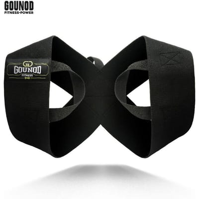 Sangle d'épaule lourde pour la musculation Ceinture de développé couché pour l'entraînement des épaules Poussée de poitrine et Correction du dos Support d'épaule ouverte S noir