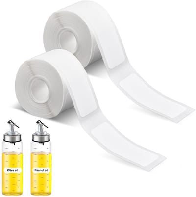 Dailygoods- Thermo-etiketten zelfklevend - 2 Rollen - 160 Etiketten/Rol - 12 x 40 mm - Compatibel met Q30/Q31/Q32/D35/P12/B100/L11/P11/R11 - Hoogwaardig materiaal - Labelstickers