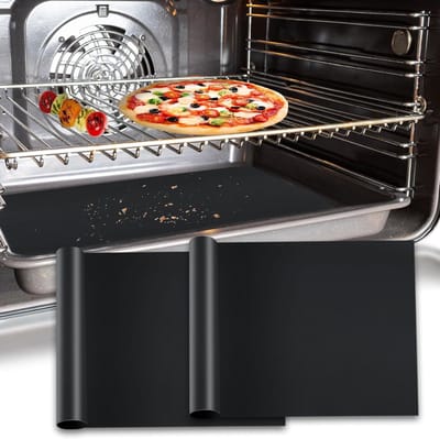 Ovenmatten - 40 x 50 cm - Ovenbakmatten - Beschermmatten - 2 stuks - Herbruikbaar - Ovenbeschermer - Wasbaar - Antiaanbaklaag - Ovenbakmatten