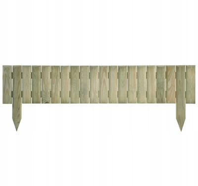 Sobex Fiołek Serie - Houten Gazonrand - 90 cm - Natuurlijke Kleur - Druk Geïmpregneerd