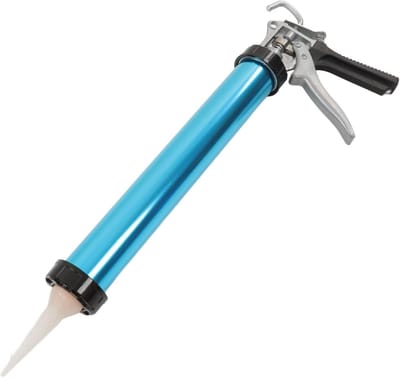 Kitspuit Aluminium - Kitpistool Dichtingskit - Kit aanbrengen - Druipvrij Ontwerp - 51 x 19 x 8 cm - Grijs