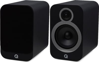 Q Acoustics 3030i Hifi - Boekenplank Luidspreker - Mat Zwart (per paar)