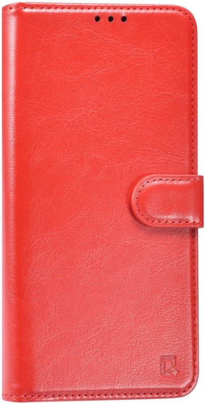 TUNIQ telefoonhoesje voor Samsung Galaxy A36 - Boekmodel voor 3 pasjes - Magneetsluiting - Rood