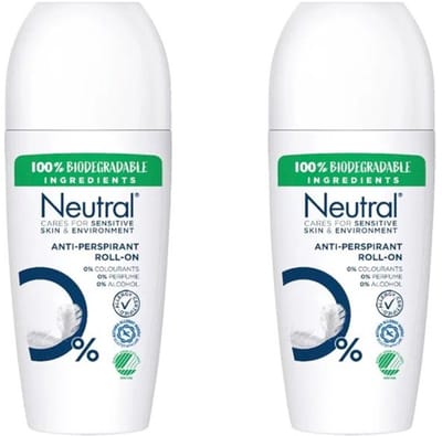 Neutral - Deodorant - Roller - Sensitive Skin - 50ml x 2