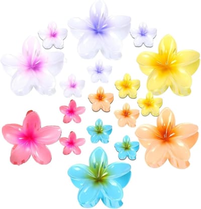 18 Stuks Bloemen Haarspeldjes, Elegante Haaraccessoires voor Vrouwen en Meisjes, Perfect voor Feestjes en Dagelijks Gebruik