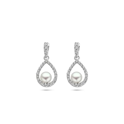 oorhangers parel en zirkonia