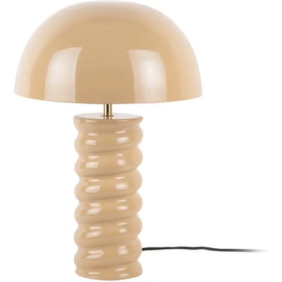 Leitmotiv Tafellamp Gracio - Zachtbruin - Ø30cm - Scandinavisch