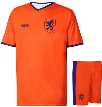 Nederlands Elftal Voetbaltenue Thuis Oranje - WK 2026 - Voetbal Tenue Kinderen - Shirt en Broekje - Jongens en Meisjes - Volwassenen - Heren en Dames - Maat 104