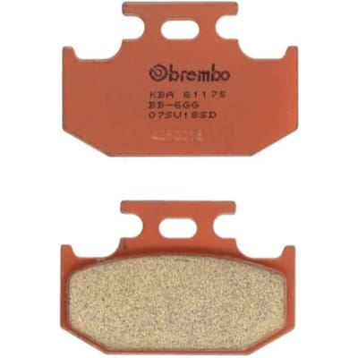 Achterste remblok Brembo Kx125 94-/Kx250 89-94 = Ks08/Mx1 Ep 9,5